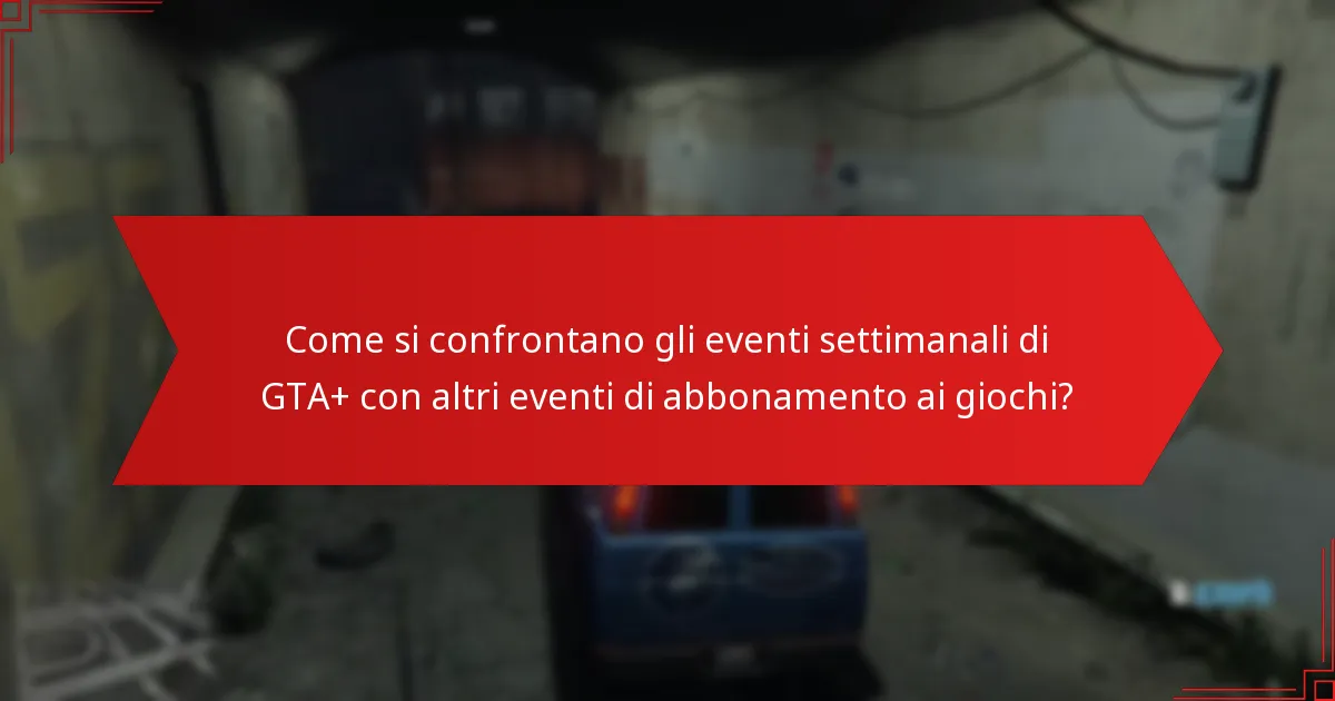 Quali ricompense sono disponibili per la partecipazione agli eventi settimanali di GTA+?